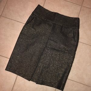 Sparkly J. Crew Pencil Skirt